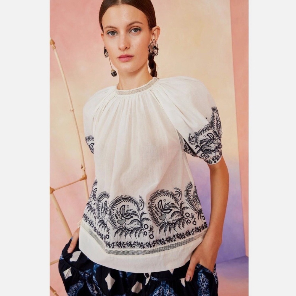 NWOT Ulla Johnson Blythe Cotton Top